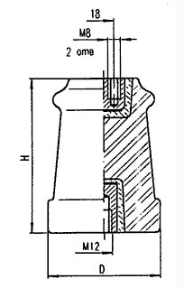 Схема Изолятора ИО-6-3,75 II