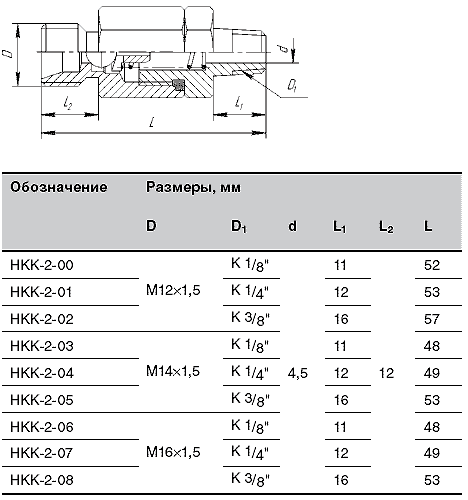 Схема Клапана НКК-2