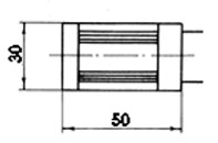 Габаритные и установочные размеры датчика ТЭП-012